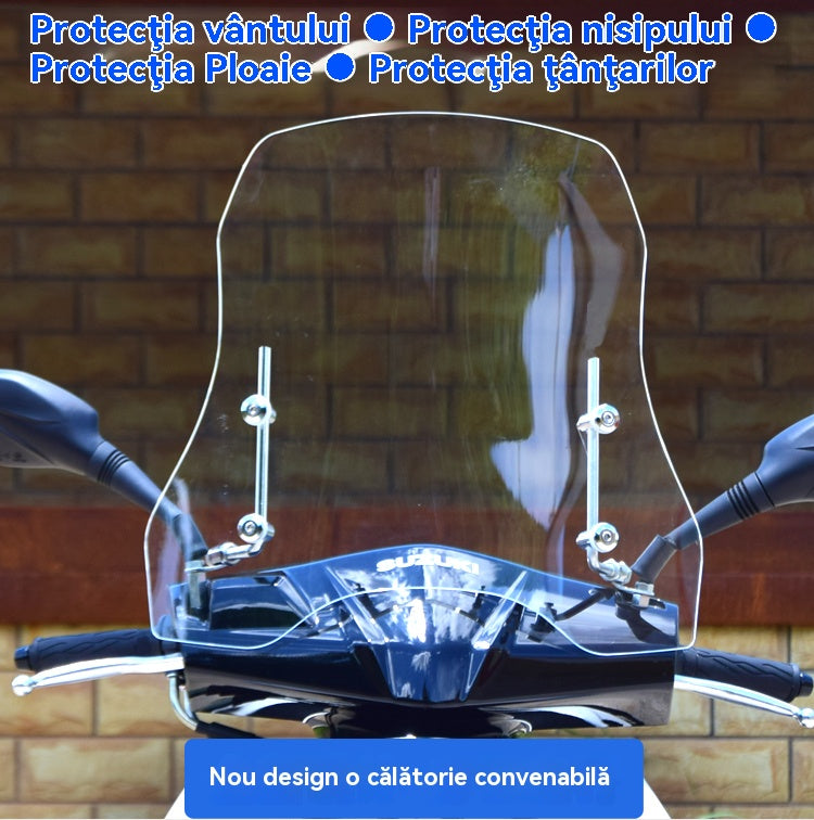 💥💥🏍️【2,0 mm hrúbka 37 cm výška】2026 nové čelné sklo motocykla univerzálne čelné sklo pre elektrické vozidlo