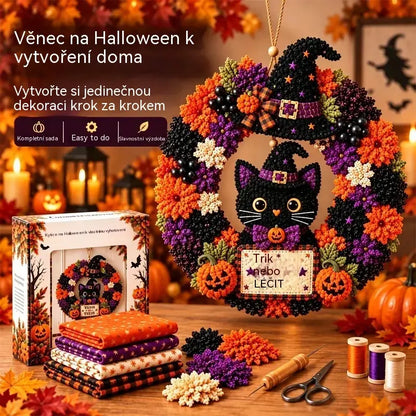 ⏰ POSLEDNÝ DEŇ! Zľava 50 % ✨ Vytvorte si vianočný veniec, na ktorý budete hrdí 🎄❤️ Sada na tvorenie (technika vkladania látky do 3D základu) vrátane návodu a sprievodcu.