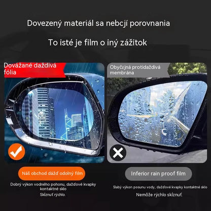 🚘【Kúpte 1 pár, dostanete 1 pár zadarmo】Fólia na zadné zrkadlá automobilov chrániaca pred dažďom a zahmlievaním