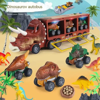 🦖🚛 Dinosaurie nákladné auto, ktoré preváža, vypúšťa a zabáva! 🎵✨