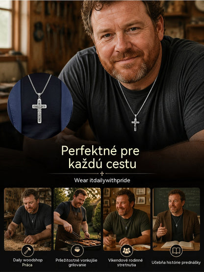 ✨Jemný nadčasový elegantný krížový náhrdelník