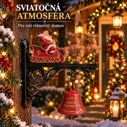 🎅🎁🎄Závesná ozdoba na zvonček zo živice Santa Claus