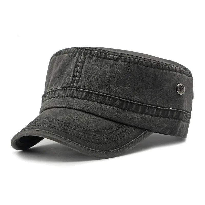 Vojaška kadetska kapa v vintage slogu za ženske in moške