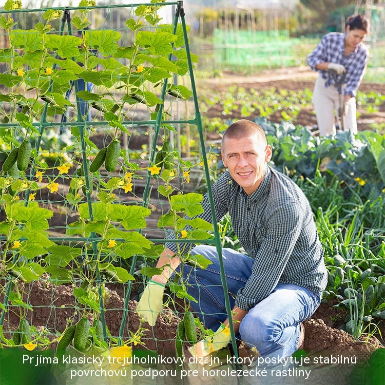 🌱🌱🌱 Viničová preliezačka - hrubá oceľová rúrka potiahnutá plastom