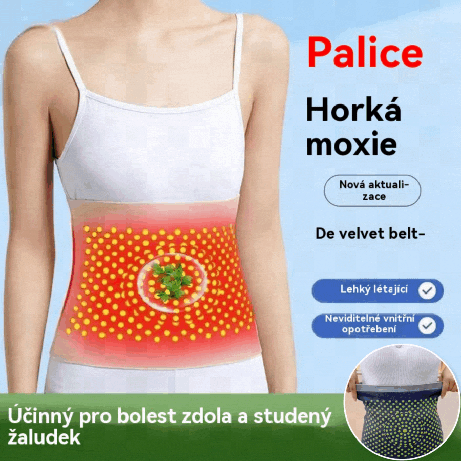 🔥【Kúpte 2 a získajte 2 zadarmo】🔥Hrejivý vyhrievací pás s palinou, zahrieva brucho a zmierňuje nepohodlie