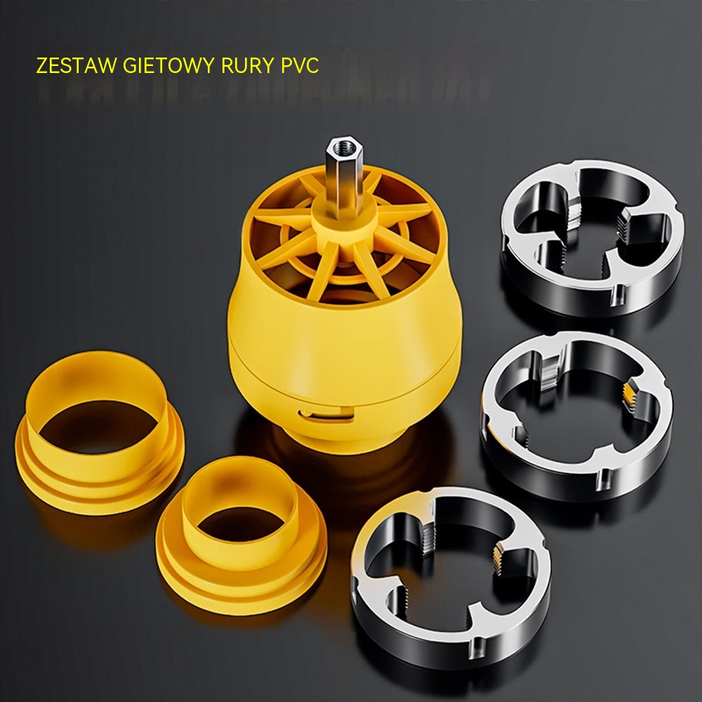 🛠️【Zestaw narzędzi do otwierania gwintów wewnętrznych + otwory na gwinty zewnętrzne】⚙️🔩 Akcesorium do gwintowania rur wodnych