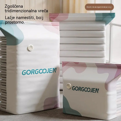 🧳 5 artículos por 23 euros 💨 Velika in stisljiva vrečka za vakuumsko shranjevanje: ne potrebuje črpalke, je neprepustna in idealna za varčevanje s prostorom v kovčkih in doma ✈️