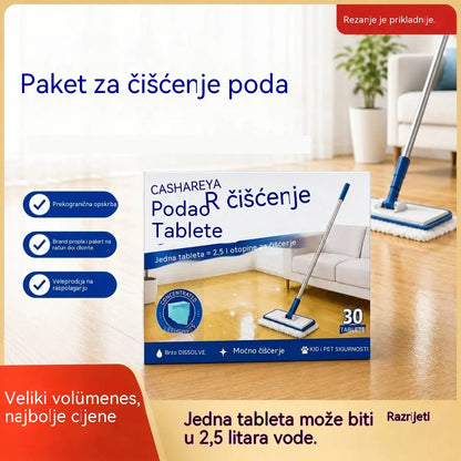 💦🏡【3 pakiranja, ukupno 90 listova】Vlažne maramice za čišćenje podova topljive u vodi