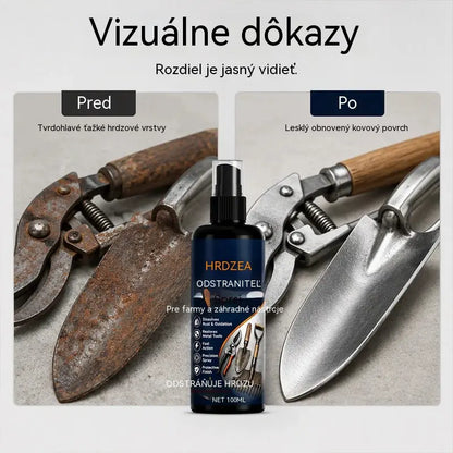 🔥Výpredaj 50% ZĽAVA🔥 Sprej na odstraňovanie hrdze z kovu – Pomáha rozpúšťať hrdzu, 100 ml, na železo a oceľ 🔧