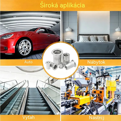 📢📢40% ZĽAVA !! ⏰Tá strhnutá diera, ktorú ste ignorovali? Táto sada nitovacích matíc ju opraví – žiadne zváranie, žiadne nové diely. 💪