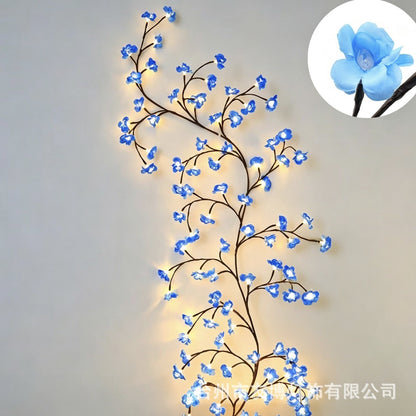 ✨ Jedinečne navrhnuté LED svetlá v tvare viniča a kvetov: Vytvorte si doma rozprávkovú a hrejivú atmosféru 🦋💡
