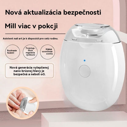 💅 ✨ Automatický pilník na nechty 1, bezpečná a šetrná starostlivosť o nechty 👶🔧