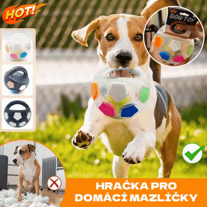 ⚽🐕🐾Hračka pre psov - futbal, interaktívne a proti uhryznutiu odolné potreby pre border kólia, labradory a corgi.