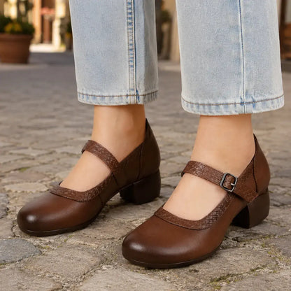 Ležérne retro štýlové nízke topánky Mary Jane