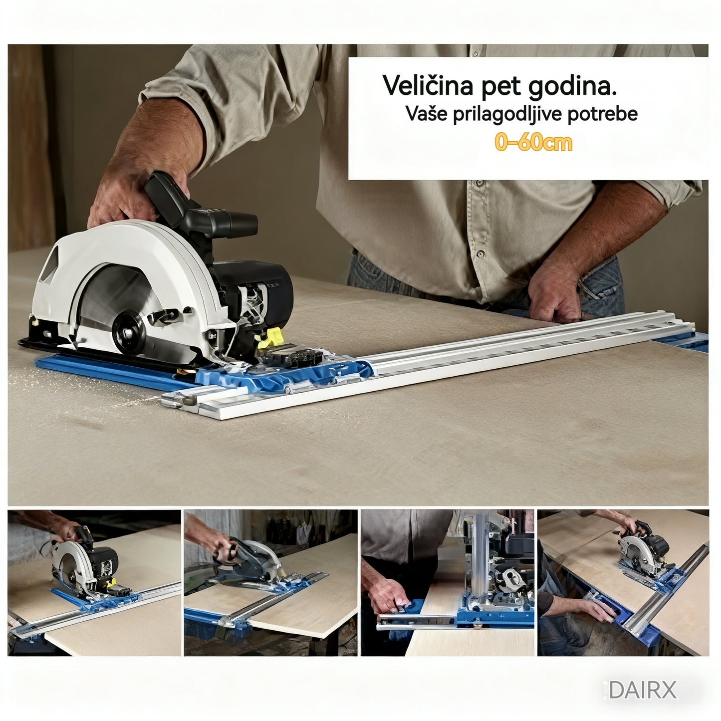 Prijenosna pila, višenamjenski alat za rezanje panela