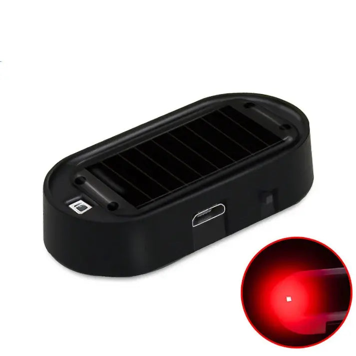 📢🚗 2 kusy 20 eur ⏰ Solárna LED lampa proti krádeži s blikajúcim svetlom