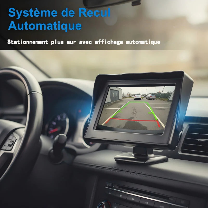 🔥Univerzálny zadný monitor do auta s vysokým rozlíšením, 4,3/7 palcový 12V univerzálny zadný monitor do auta s vysokým rozlíšením.