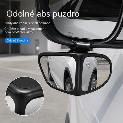 【2 položky】⏰ KÚPTE 1, DOSTANETE 1 ZADARMO 🔥 🚗 360° širokouhlé spätné zrkadlo s monitorovaním mŕtveho uhla