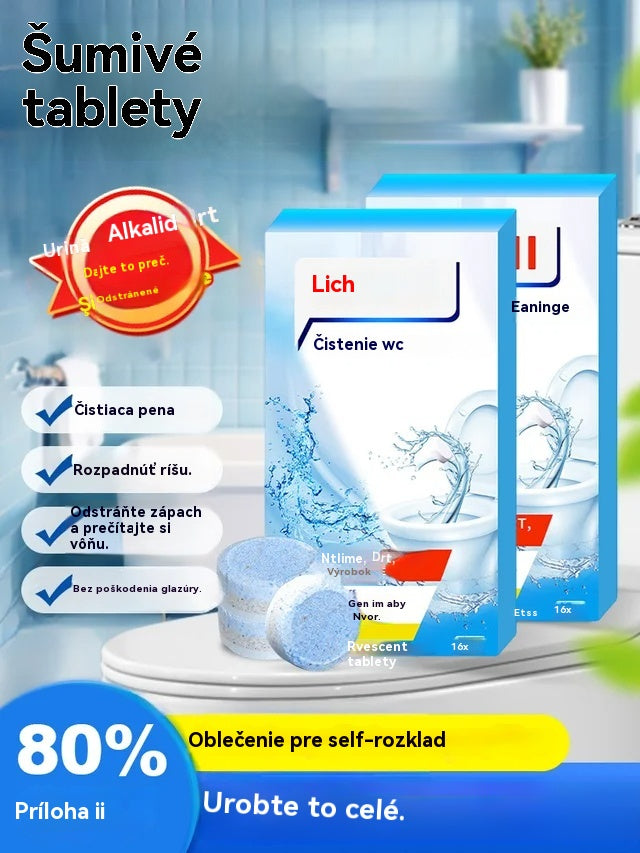 🌟【48 balení】Účinná čistiaca pena na toalety