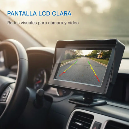 Una pantalla parasol, doble vista desplegada. 🚗✨ Pantalla de entretenimiento HD para tu coche. 🎬📱