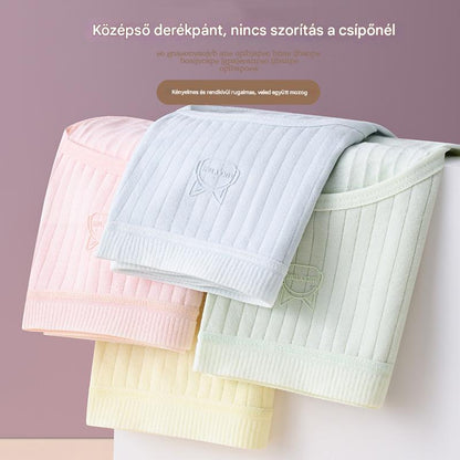 💓 【1 sada za 7 kusov】Posledný deň so zľavou 50 % – ❤️✨Dámske antibakteriálne spodné prádlo s vysokým pásom Simple Premium, vhodné pre ženy s hmotnosťou 70 – 180 libier