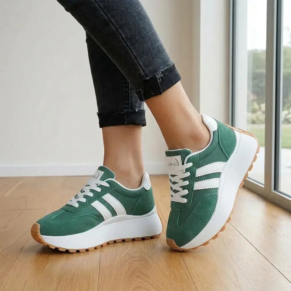 【35-45】👟Veľké tenisky na platforme s hrubou podrážkou – ležérna obuv na chôdzu pre ženy na zvýšenie výšky