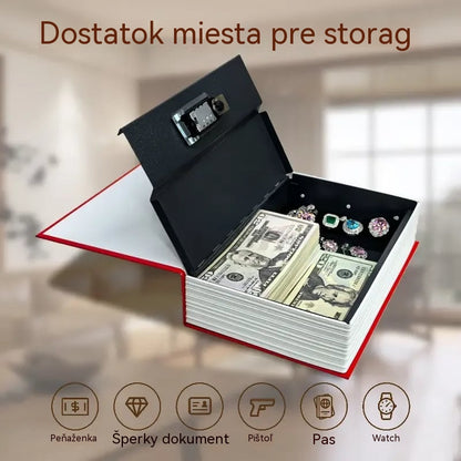 🔐📚【24*15.5*5.5cm】Skrytý trezor v podobe knihy – tajná schránka v podobe slovníka s číselným zámkom