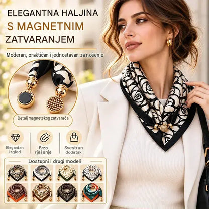 Set od 4 dijela – 27 € ✨ Šal s magnetskim kopčanjem