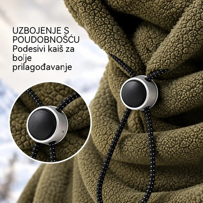 ☃3-u-1 flis majica s kapuljačom, neizostavan komad za biciklizam na otvorenom u jesen i zimu.