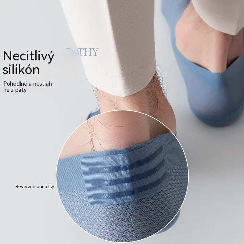 👍✨【7 párov】🧦Letné pánske ponožky z mikrovlákna s otvorenou štruktúrou