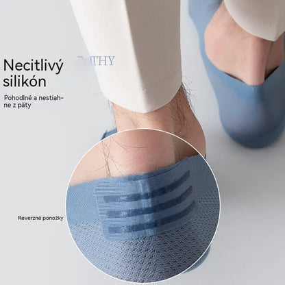 👍✨【7 párov】🧦Letné pánske ponožky z mikrovlákna s otvorenou štruktúrou