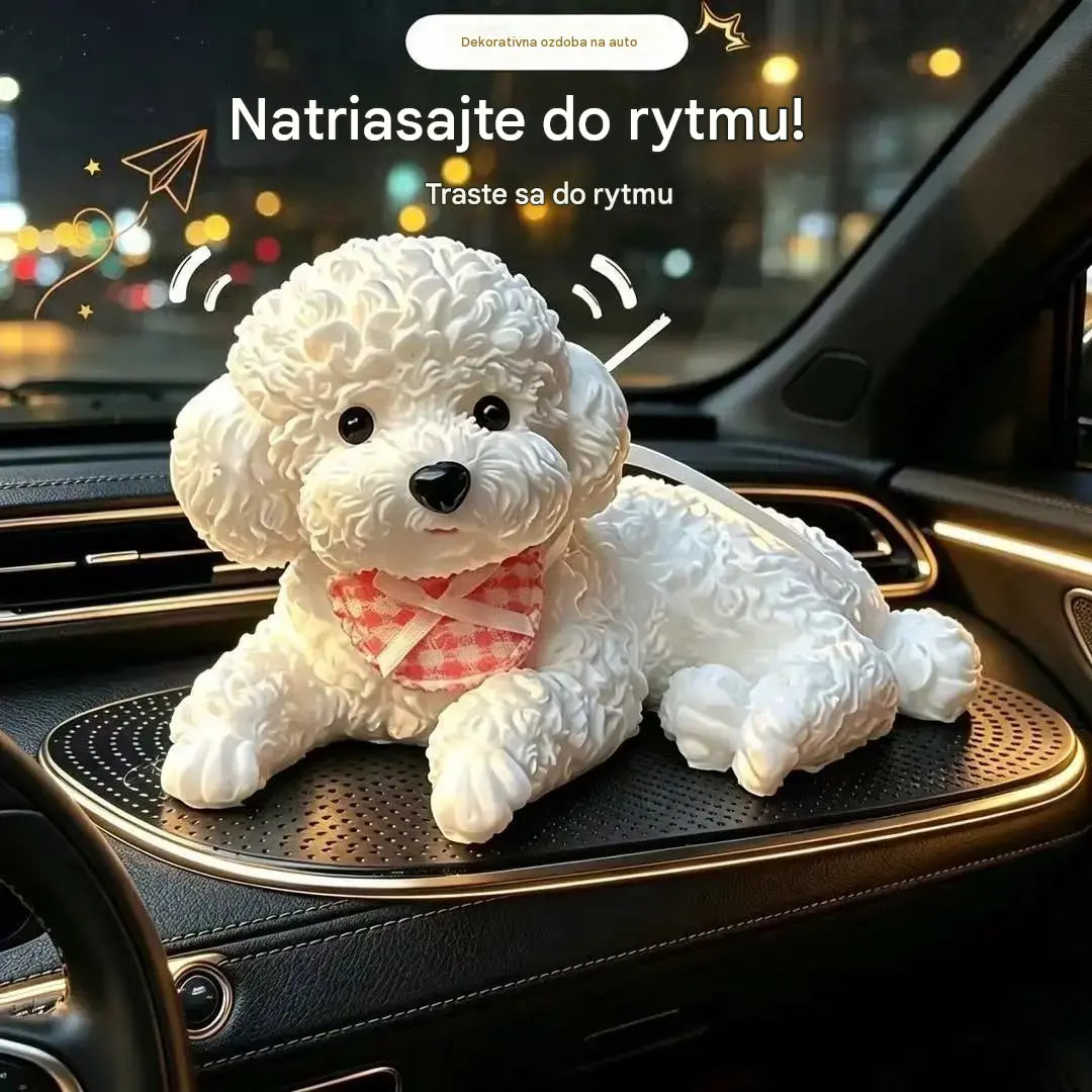 🐶✨Ozdoba na auto v tvare pudla: najroztomilejšie vylepšenie palubnej dosky