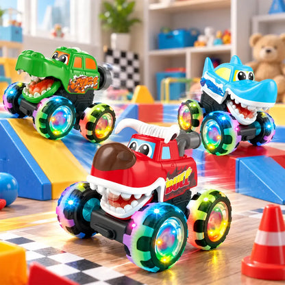 🚗【3 kusy】Detské autíčko so svetlami, veľké monštrum auto