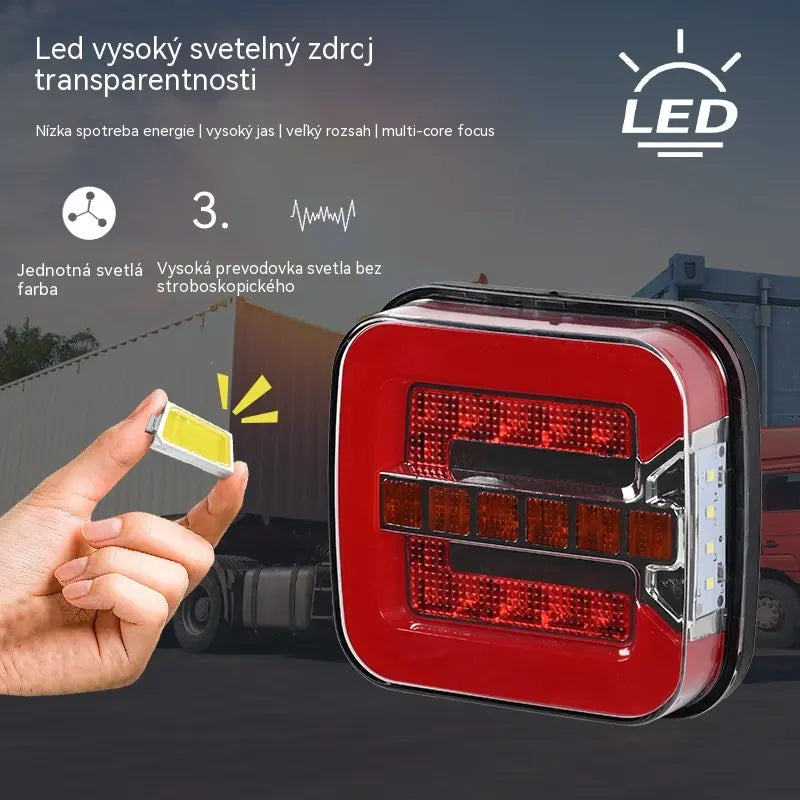 🚦【Univerzálne 12V-24V】🚦 LED svetlo do prívesu auta