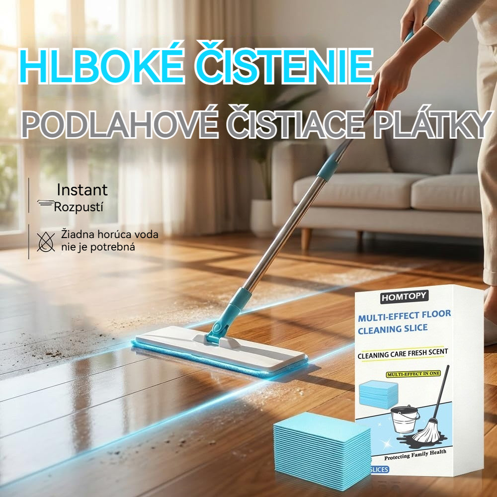 💦🏡【100 obrúskov】Vo vode rozpustné obrúsky na čistenie podláh