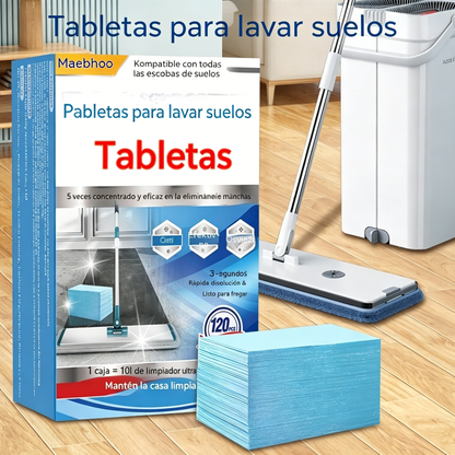 💦🏡【120 toallitas】Toallitas limpiadoras de suelos solubles en agua