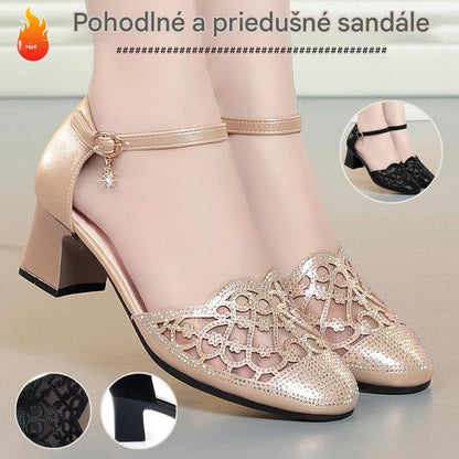 💞【35~40】Nové a elegantné sandále na nízkom podpätku pre