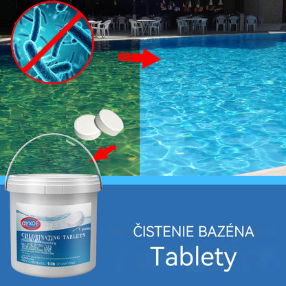 【1 libra】Šumivé tablety na čistenie bazénov a tablety na čistenie kvality vody