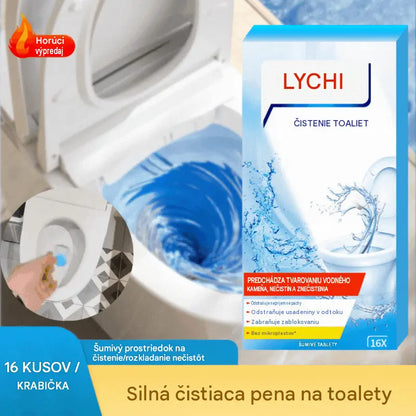 🚽💦【6 balenia,96 ústriek】🌟Vysokoúčinná čistiaca pena na toalety