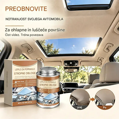 🚗Lepilo za popravilo raztrganin na tekstilnih in usnjenih stropnih oblogah vozil