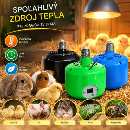 🌈 Inteligentná vykurovacia lampa s konštantnou teplotou pre chovné zvieratá