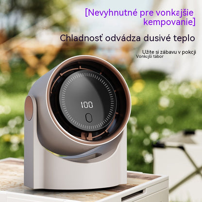 🧊🍃Nový stolový ventilátor bez lopatiek s turbínou (možno namontovať na stenu)