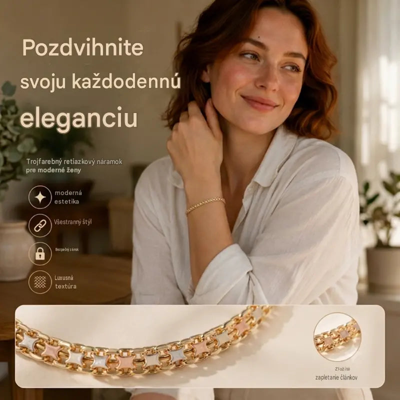 📢📢Časovo obmedzená zľava 50%! ⏰ Elegantný kubánsky náramok, dámsky štýl: nádherný prívesok, klasický dizajn, pohodlné nosenie💝