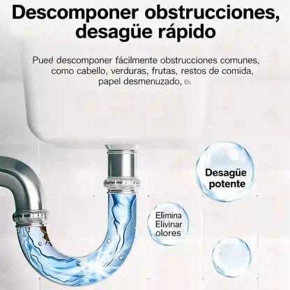 🛁💦【Kúpte 1 a dostanete 1 zadarmo】🌟Čistič drezov a odtokov: pena s vysokou hustotou na báze výťažkov a rozkladných enzýmov.