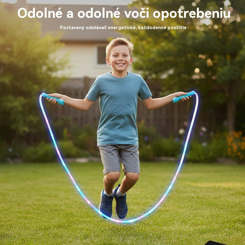 🏃【Kúpte 1, získajte 1 zadarmo】🌈 LED svietiace švihadlo pre deti