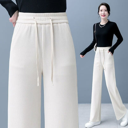 🔥【M-3XL】【40-110KG】👖Nové dámske elastické voľné nohavice