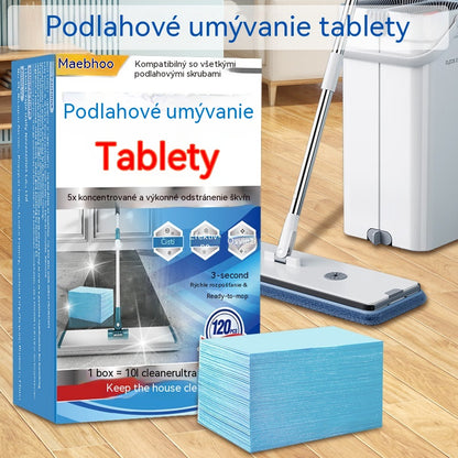 💦🏡【120 obrúskov】Vo vode rozpustné obrúsky na čistenie podláh