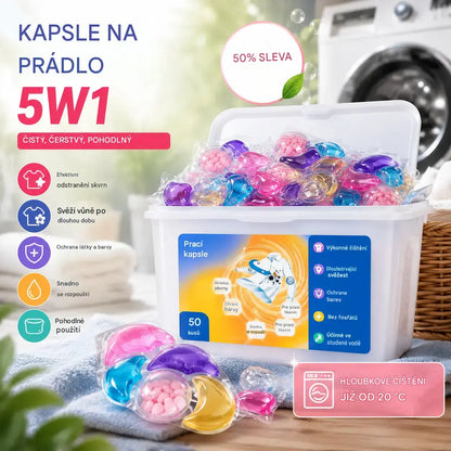 ✨👚【30 kusov】✨Extra veľké vedro 6v1 vonné perličky na bielizeň odstraňujú škvrny a zanechávajú vôňu, hladko likvidujú roztoče a baktérie
