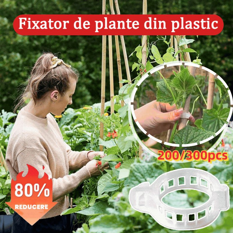 🍅🍅【200 ks】🌱Klipy na upevnenie rastlín pre zdravý rast