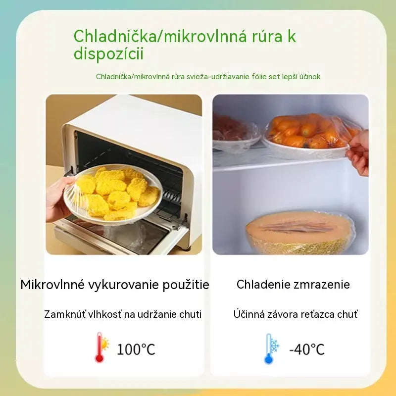 🥗✨ 450 jednorazových pokrievok na potraviny | Flexibilné pokrievky na taniere, misky a nádoby